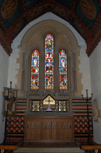 The altar and east window February 2010